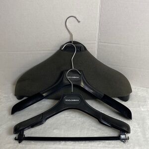 Dolce & Gabbana Black and Gray Hanger Trio